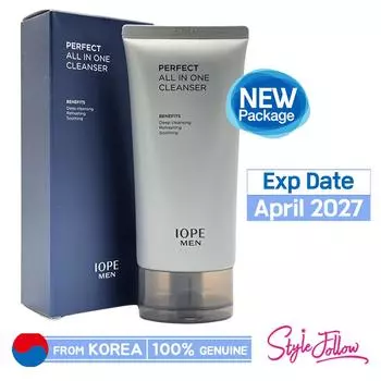 [IOPE] Очищающее средство «Все в одном» для мужчин Perfect, 125 мл