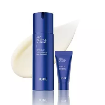 IOPE Официальный набор IOPE 120 мл Бонус 30 мл Включены Ретинол Сыворотка Ниацинамид Уход за кожей Сыворотка Эссенция Косметика Подарок Корейская косметика Подарок для мужчин