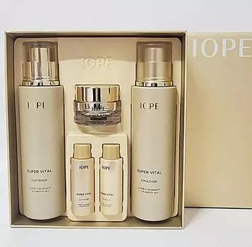 IOPE SUPER VITAL СПЕЦИАЛЬНЫЙ НАБОР 2 ШТ. + МИНИАТЮРЫ (150мл + 150мл) , Увлажнение, корейская косметика, Kbeauty, пробник
