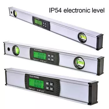 IP54 Водонепроницаемый пылезащитный магнитный цифровой ЖК-дисплей Угловой датчик уровня 300 mm