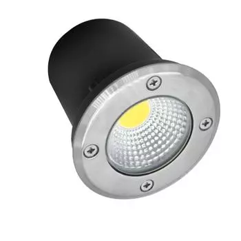 IP68 светодиодный подземный светильник COB 5 Вт 10 Вт напольный светильник для улицы, дорожек, подземного сада, площади, двора, точечного освещения, ландшафта, переменного тока 90-265 В, постоянного тока 12 В DC 12V Warm White