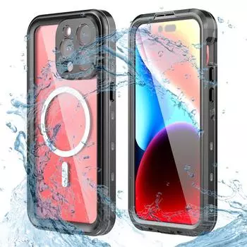 IP68 Водонепроницаемый Магнитный Phoneo 360° Защитный Чехол для всего тела, пылезащитный чехол для телефона iPhone 13 Pro