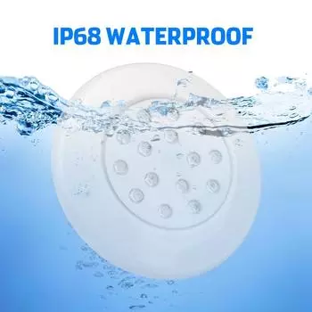 IP68 Waterproof LED Underwater Night Light 15 LED RGB Multi Color Submersiblefor Fish Tank Pond Swimming Pool Wedding Party 7W