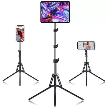 iPad Dual Online iPad Sturdy Arm 360 Reinforced Stable Bed Compatible with inches Stand, Tripod, Tablet, Use, Smartphone, Classes, Tripod, Included,