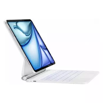 iPad Magic Keyboard HOU iPad Air 11 дюймов 5-го и 4-го поколения Совместимость с iPad Pro 11-дюймового поколения Умная клавиатура с подсветкой Совместимость с полной белый