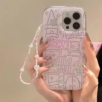 iPhone 15 Case: Zhitai Mobile - Fits Apple Models 14 Pro Max, 13, 12 - Includes Bracelet Feature iPhone 16