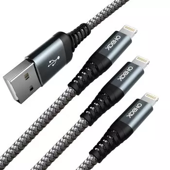 iPhone Charging Cable 1M 3 Piece Set Lightn ing Cable Fast Charging Lightning Cable Data Transfer Breakage Prevention Iphone Cable Apple iPhone Pro
