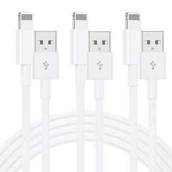iPhone Charging Cable Genuine Lightning Cable Set of 3 iPhone Charger Cable Ultra Long Lightning Cable iPhone Charging Cable Fast Charging