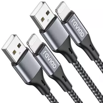 iPhone Charging Cable Lightning Cable 3M Set of 2 Lightning Cable RAVIAD iPhone Charging Cable Fast Charging iPhone Charging Cord iPhone Cable