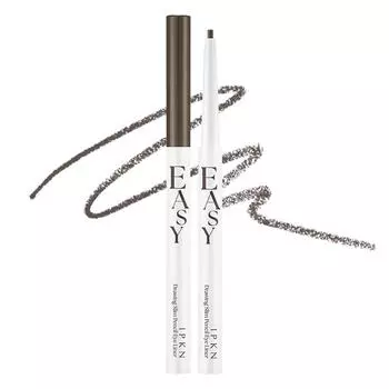 IPKN Easy Drawing Slim Pencil Eyeliner 0.13g, No. 04 Ash Brown, 1 pc.