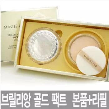 IPKN Magislene Gold Pact SPF30 PA++, Нет. 1 Radiant Beige SPF30 PA++, 1 шт.