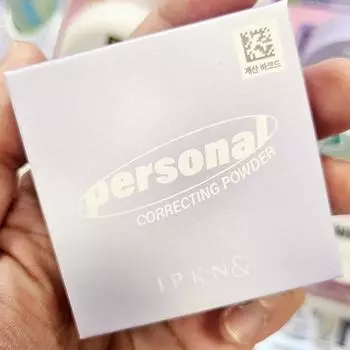 Пудра IPKN Personal Tone Correcting Powder, лаванда, 4 г, 1 шт.