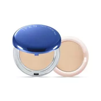 Ipkn Skin Finish Pact Powder Set, 14 г + 11 г сменный блок, оттенок 21 Nude Beige, 1 набор