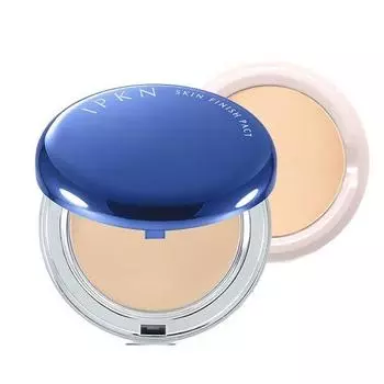 IPKN Skinfinish Pact Powder 14 г + сменный блок 11,5 г, Макияж, Корейская косметика. KBeauty, образец # 21 Nude Beige
