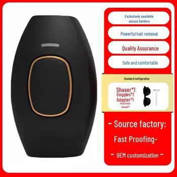 IPL Home Laser Hair Removal Device для женщин - Электрический эпилятор с технологией сильного импульса для гладкой кожи Bare Metal розовый