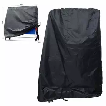 iplusmile Защитный чехол для стола для настольного тенниса, водонепроницаемый чехол для тенниса из ткани Оксфорд, чехол, чехол, профилактика, складной, для помещений, для улицы, чёрный