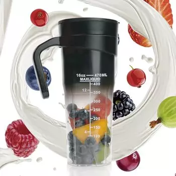 IPO Миксер для смузи, соковыжималка, может измельчать лед, компактный портативный блендер, готовый к употреблению, портативный овощной фруктовый сок 400 мл, беспроводной, для фруктов, 6 лезвий