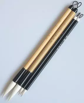 Ippindo Calligraphy Brush 3 Thick Brush 7 Fine Calligraphy Brush Set of 4 No. No. [Tsurutake & Tomiharu]