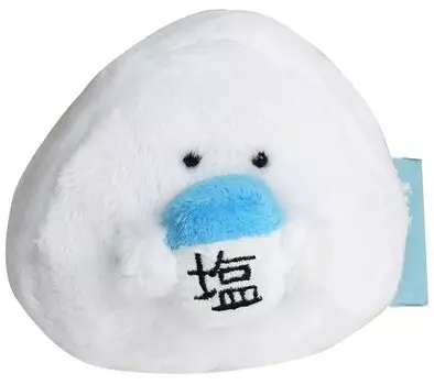 Ippinsha Gyutto Salt Mascot Stuffed Toy Gift 47172 Onigiri-san Onigiri-san