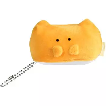 Ippinsha Gyutto Sushisan Mr. Oinari mascot stuffed toy mini with chain gift 48016