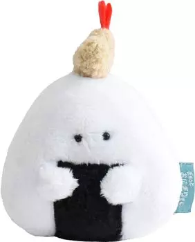 Ippinsha Gyutto Tenmusu Mascot Stuffed Toy Gift 47023 Onigiri-san Onigiri-san