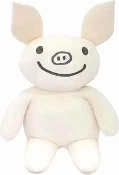Ippinsha LuckyPig giggle stuffed toy (BIG) Lucky 78749-0