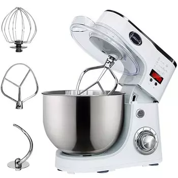 Iproods Stand Large 3 типа многофункциональных металлических настольных 7 скоростей для коммерческого использования для дома японское руководство по эксплуатации в комплекте миксер, 5 л,