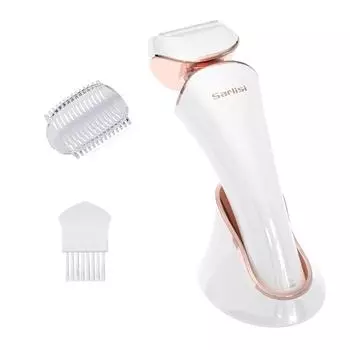 IPX6 3 в 1 Женская бритва Широкий диапазон Совместимость Водонепроницаемый Влажный Сухой Уход За Волосами Электрическая бритва для Тела Роза