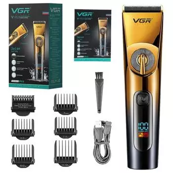 IPX6 машина для стрижки с защитой от воды, USB-салон, парикмахерские машинки для стрижки волос, острая керамическая профессиональная беспроводная бритва со светодиодной подсветкой для мужчин