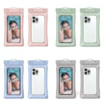 IPX8 водонепроницаемый водонепроницаемый чехол для телефона защитный чехол для телефона фестиваль брызг воды розовый