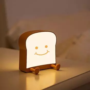 IQGVEB Ночной прикроватный светильник с непрямым теплым ночным тостом USB, регулируемая подставка для смартфона в спальне, легкая и мягкая для подарков на день рождения ребенка, свет,