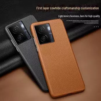 iQOO Z8 Leather Litchi Pattern Half-Cover Case iQOO Z8X