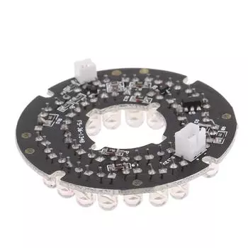 Ir 36 Led Light Board Инфракрасная лампа Модуль платы для дневного ночного видения Камера безопасности Высокое разрешение Ir Led 90 градусов