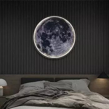 IRALAN Modern Moonlight Lamp with Dimmable Brightness Modern Design Relaxing Night s Ambient Living Room Interior Decor