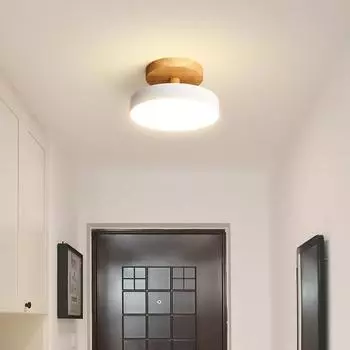 IRALAN Nordic Round Led Ceiling Light Lustre Light Ceiling Lamp Home Bedroom Lighting for Study Corridor Home Decor Fixtures 220V&3 color dimming зелёный