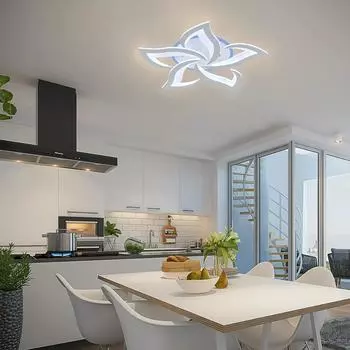 IRALAN Современный потолочный электрический светильник с возможностью изменения цвета для бытовой техники, применение в декоре комнаты