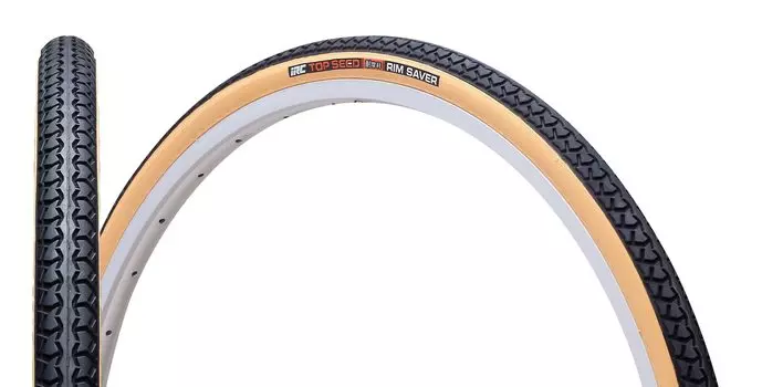 IRC TIRE Bicycle Tires and Tubes TOPSEED Rim Saver 87 Type Top Seed WO 27 x 1 Tires and Tubes 1 Pair Wear-Resistant 3/8 American/Black (2 each)