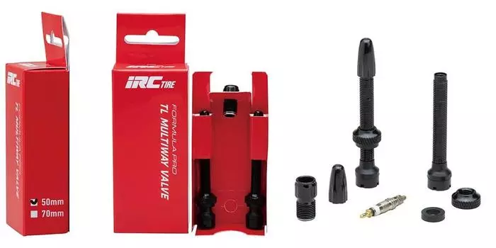 IRC велосипедный бескамерный клапан Formula Pro Multiway Valve 50 мм FORMULA PRO TL MULTIWAY VALVE 2 шт. 999921