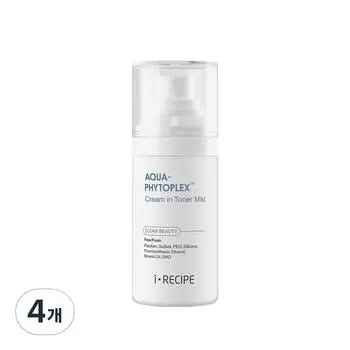 iRecipe Aquaphytoflex Cream in Toner Mist, 60мл, 4 шт.