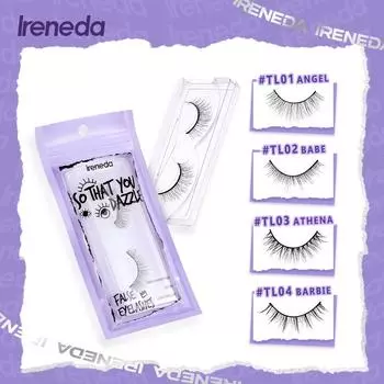 Ireneda 3D накладные ресницы мягкие легкие удобные натуральные долговечные высококачественные наращивания ресниц красота макияж косметика