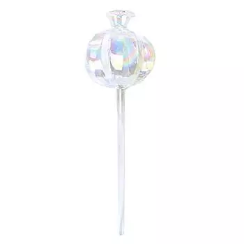 Iridescent Self-Watering Globes Glass Pomegranate Shape Automatic Watering Bulb Planter Insert Irrigation Tool for Indoor Outdoor Plants Home 1pc