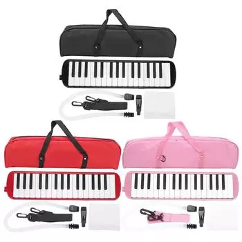 IRIN Melodica 32 Key Wind Музыкальный инструмент, подходящий для сумки для начинающих чёрный