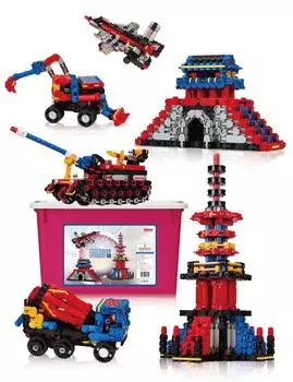 iRiNGO iRingo 1650 деталей Образовательный от 3 лет Блоки, издающие звуки, когда 3D Пазл Игрушка, Тахото, Часовня, Суннемун, Старый, Вращающийся,