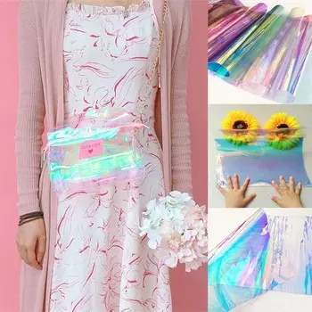 Iris DIY лазерная бумага лазерная прозрачная волшебная цветная пленка ПВХ прозрачный цвет 20cm*30cm