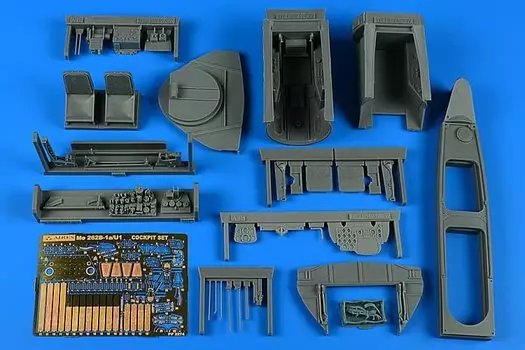 Iris Night Fighter Cockpit Plastic Model Parts ARS2274 1/32 Me262B-1a/U-1 (for Level) (Airplane)