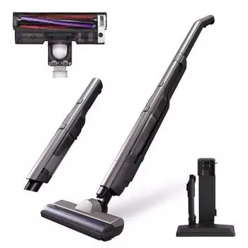 IRIS OHYAMA [2 в 1] Пылесос IRIS OHYAMA беспроводной пылесос с ручкой, самоходная насадка с электроприводом, просто поместите и зарядите SCD-160P-T коричневый металлик