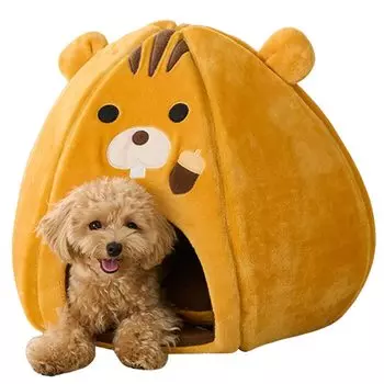 Iris Ohyama Cat Bed Dog Bed Hot Carpet Mountable Squirrel