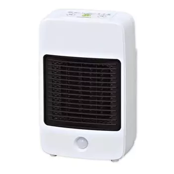 Iris Ohyama Ceramic Fan Heater Ceramic Heater with Human Sensor 800W Small/Medium ~5 Tatami Microcomputer Type JCH-M082T White