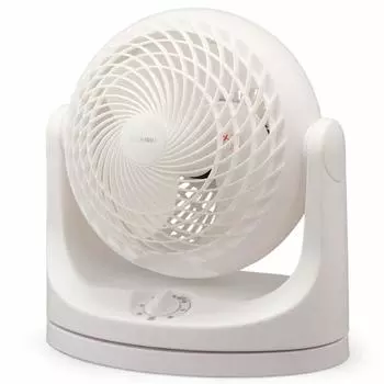 Iris Ohyama Circulator 14 Tatami Swing Macaron Shape White PCF-MKM18-W