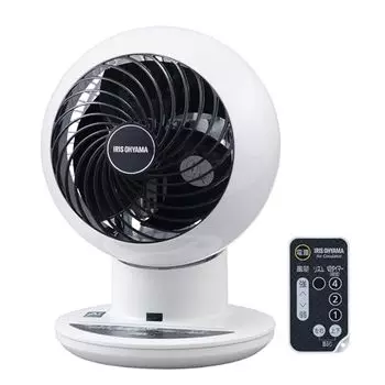 Iris Ohyama Circulator Fan AI Operation 18 Tatami Swing Up/Down/Left/Right Circulator Eye White PCF-SCAI15T